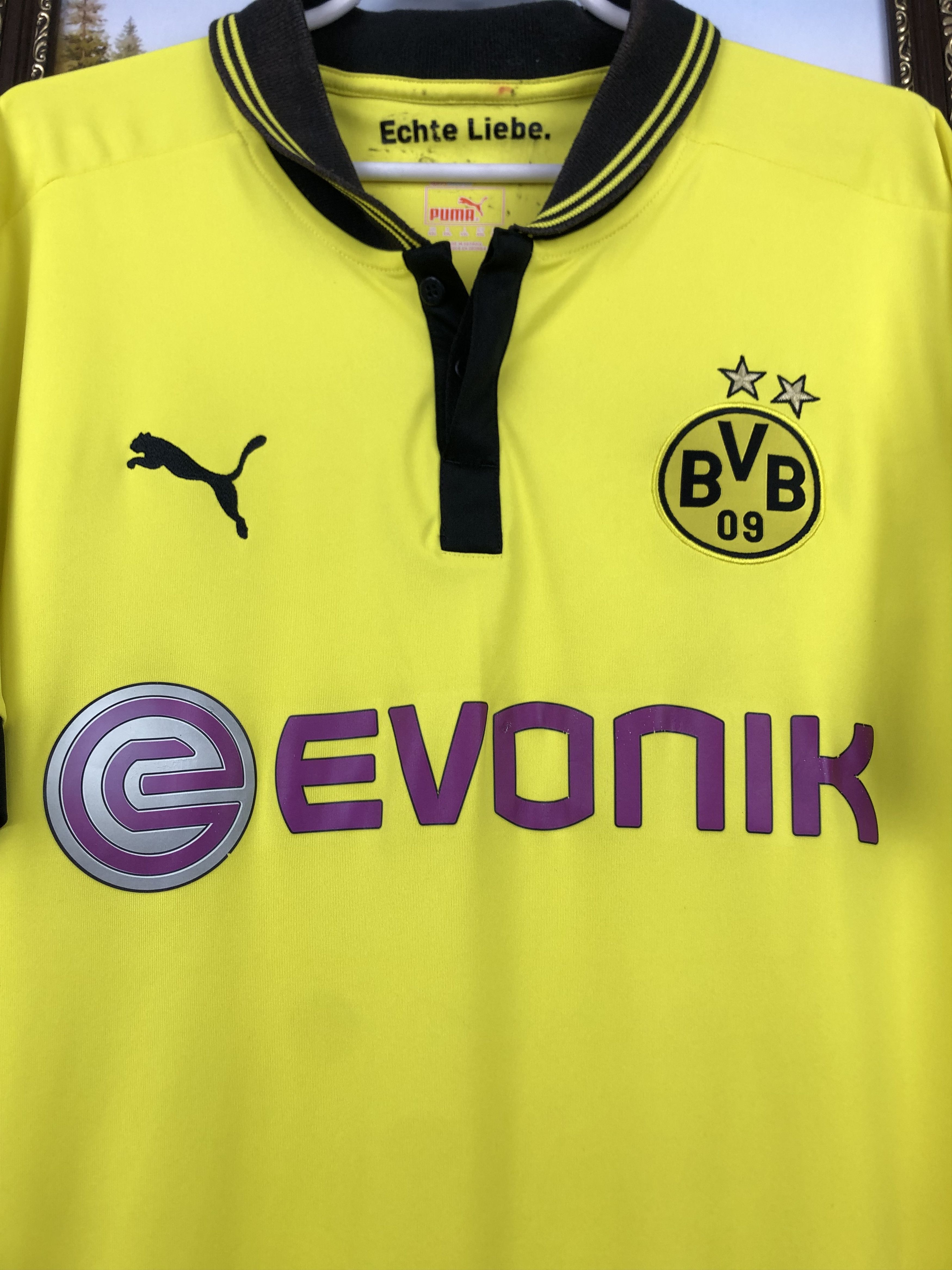 Puma Borussia Dortmund football shirt 2012 Soccer Puma Jersey Size US XXL / EU 58 / 5 - 5 Thumbnail