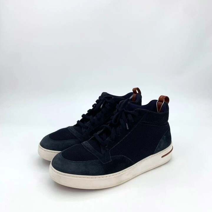 Loro Piana Loro Piana Dark Blue Low-Top Sneakers Size US 8 / EU 41 - 1 Thumbnail