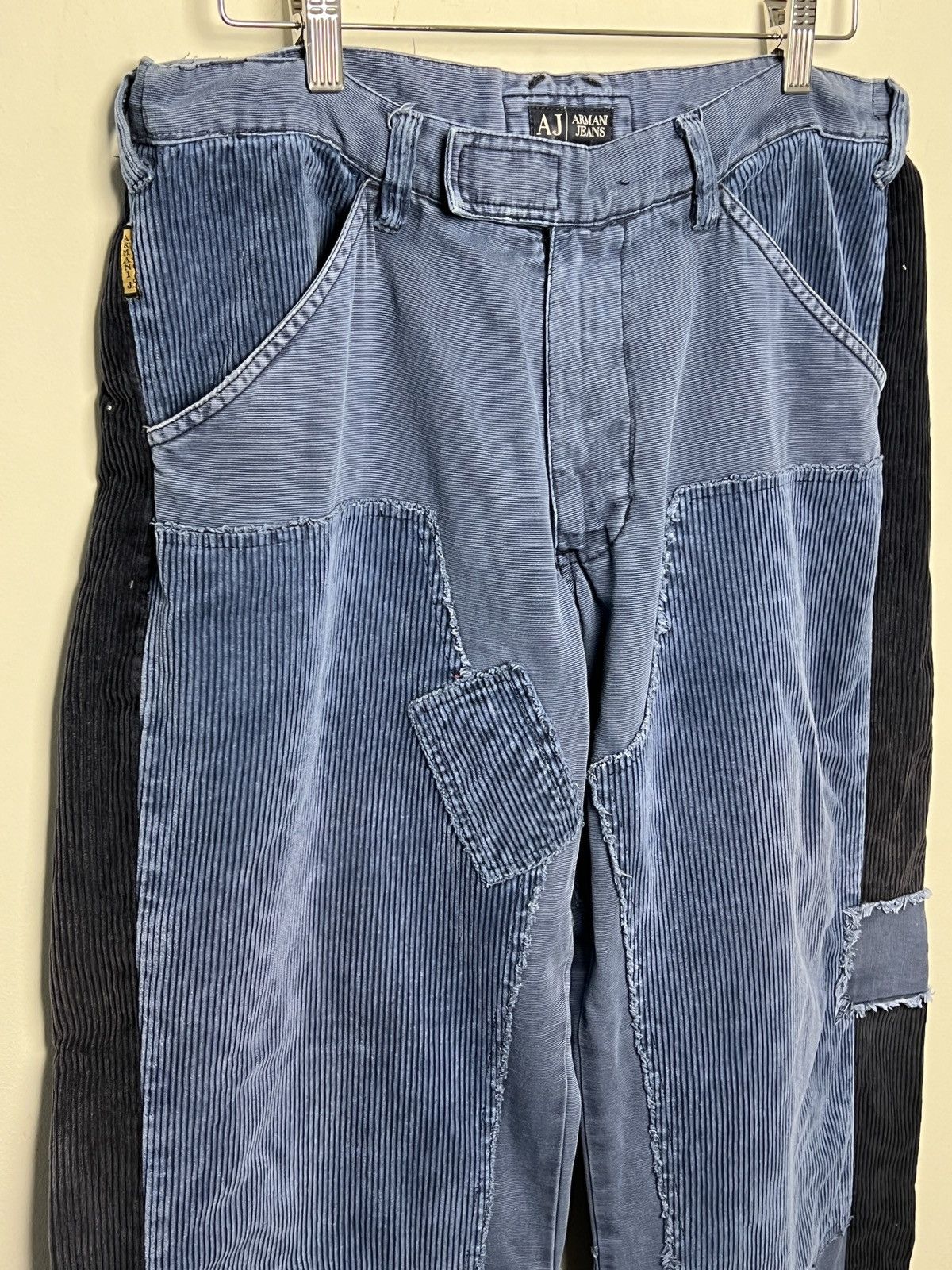 Giorgio Armani armani patchwork jumbo cord double knee pants kapital visvim Size US 32 / EU 48 - 10 Thumbnail