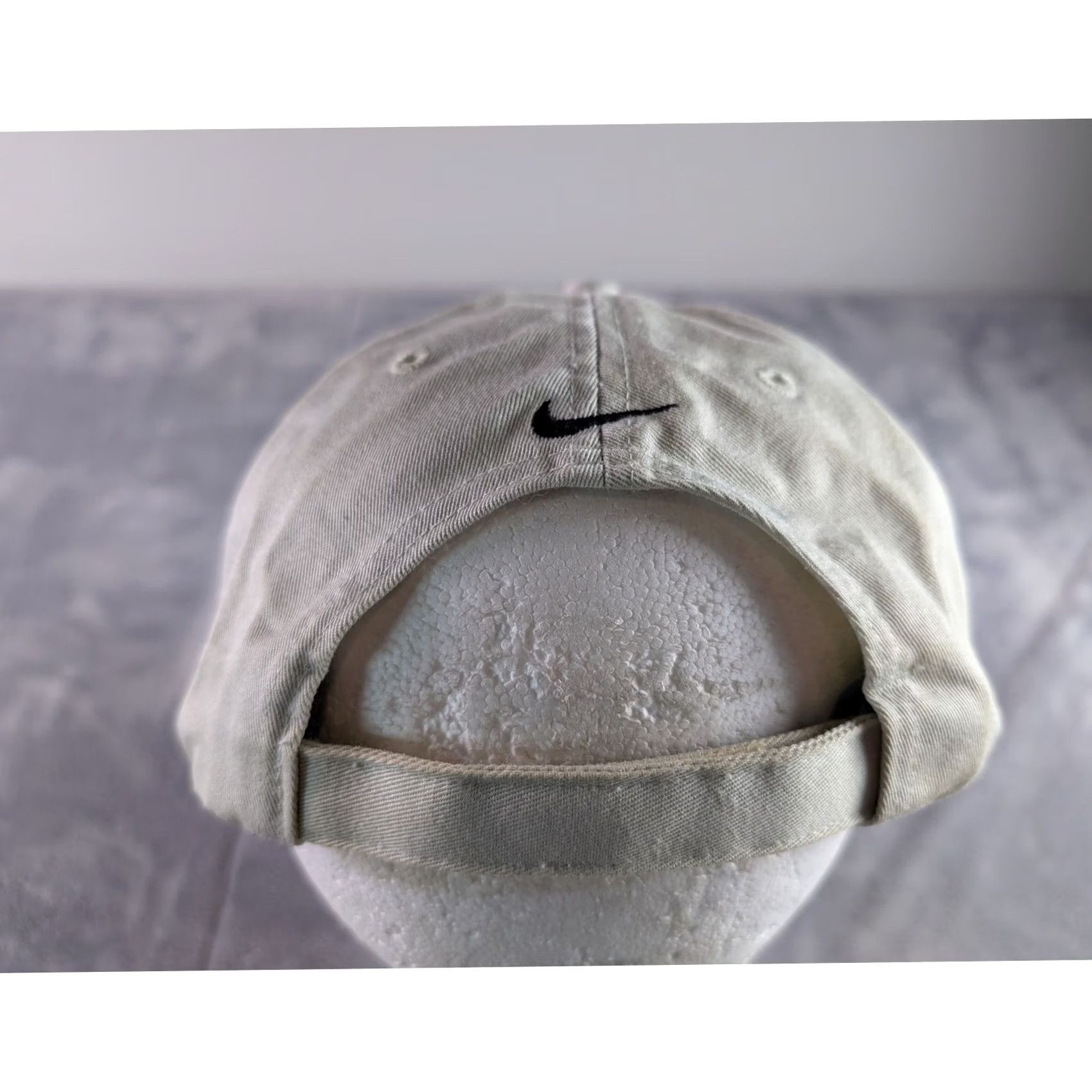Nike Nike Golf Hat Mens One Size Beige Stone Adjustable Strapback Cotton Cap HOWDI Size ONE SIZE - 3 Thumbnail