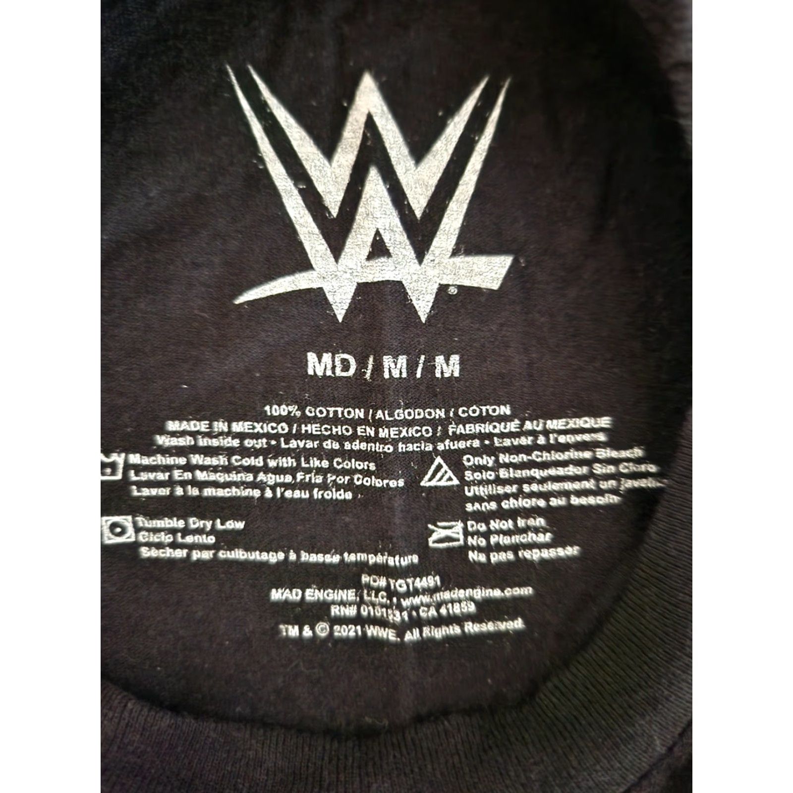 Vintage WWE WrestleMania VI T Shirt Mens XL Black Cotton Crew Neck Short Sleeve Graphic Print Macho Man Ultimate Warrior 80s Sports Fun Mens Size US XL / EU 56 / 4 - 2 Thumbnail
