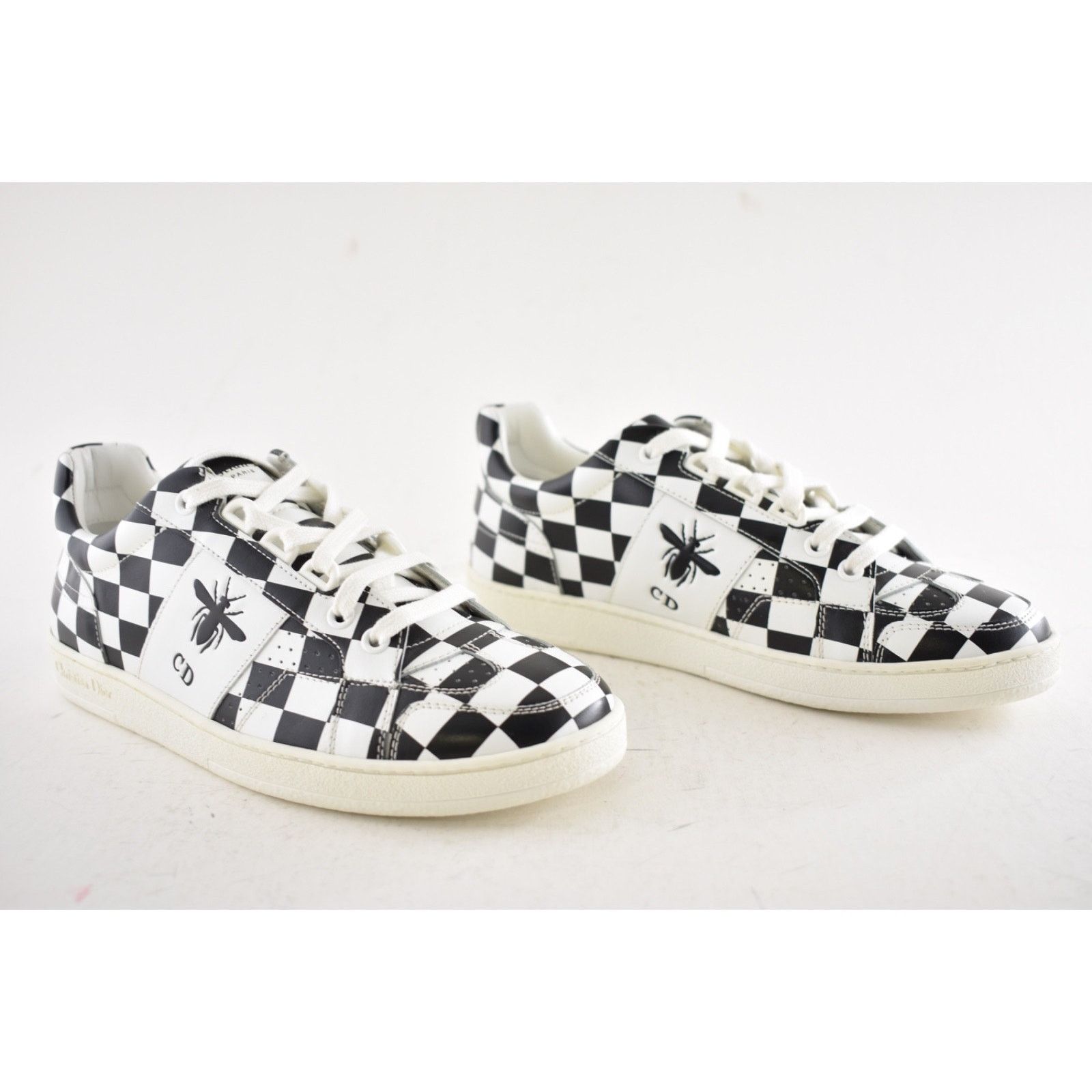 Dior Dior Check Checkered Lace Up Flat Low Top Trainer Sneaker 36 Size US 6 / IT 36 - 4 Thumbnail