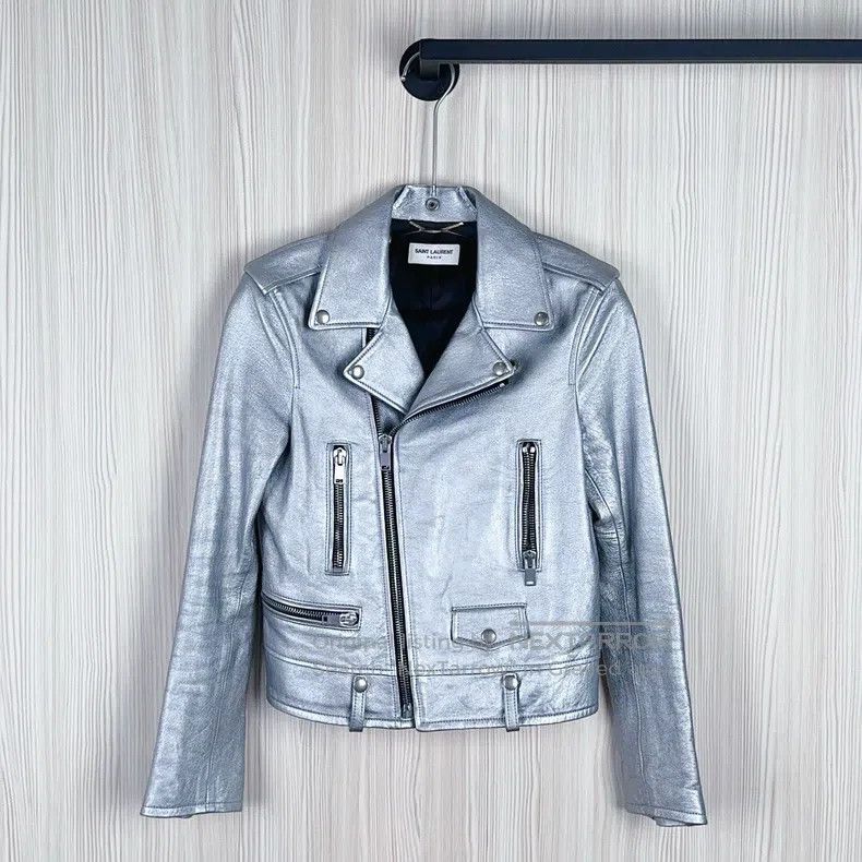 Saint Laurent Paris Saint Laurent Paris Leather jacket Size XS / US 0-2 / IT 36-38 - 1 Thumbnail