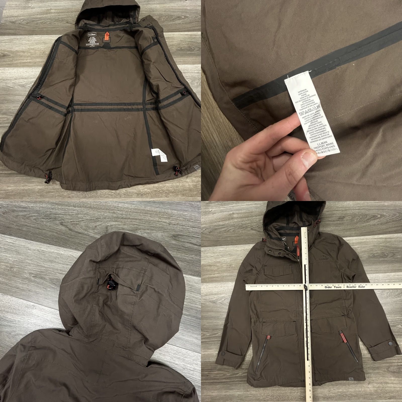 Vintage LL Bean Jacket Womens XS Canvas Utility Military Waterproof Rain Gorp Size XS / US 0-2 / IT 36-38 - 8 Thumbnail