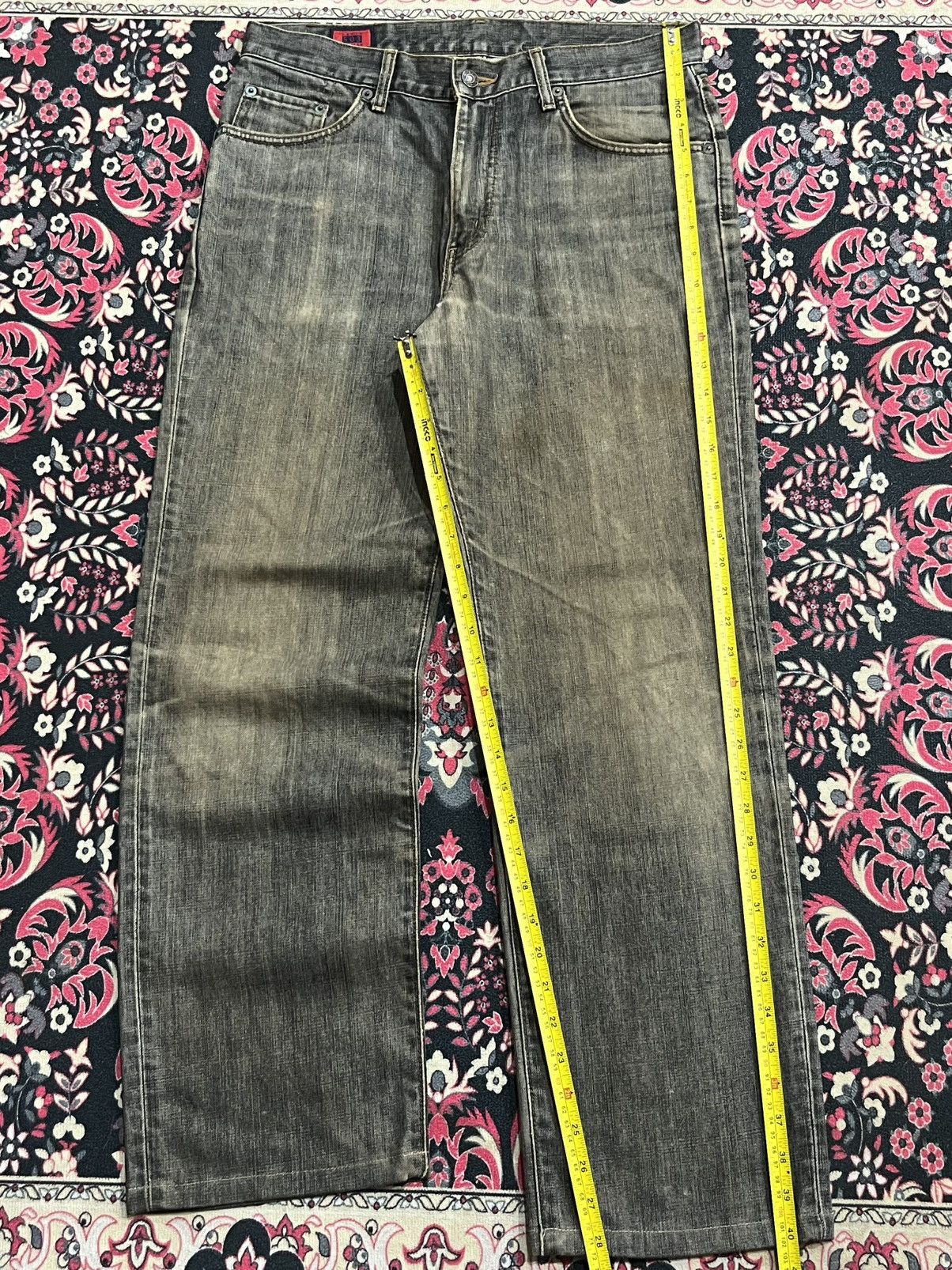 Edwin Vintage Edwin 503 Rusty Washed Straight Leg Jeans Size US 32 / EU 48 - 12 Thumbnail