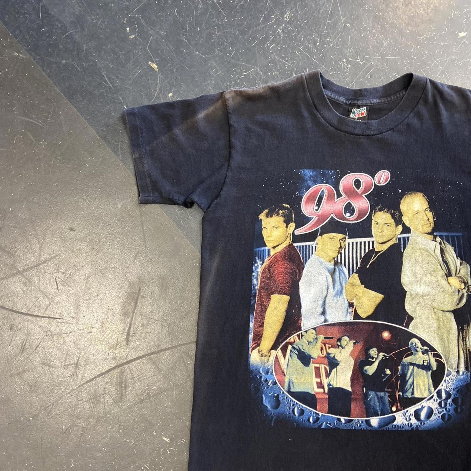 Rap Tees Vintage 98 Degrees Rap Tour Tee Size US M / EU 48-50 / 2 - 2 Thumbnail