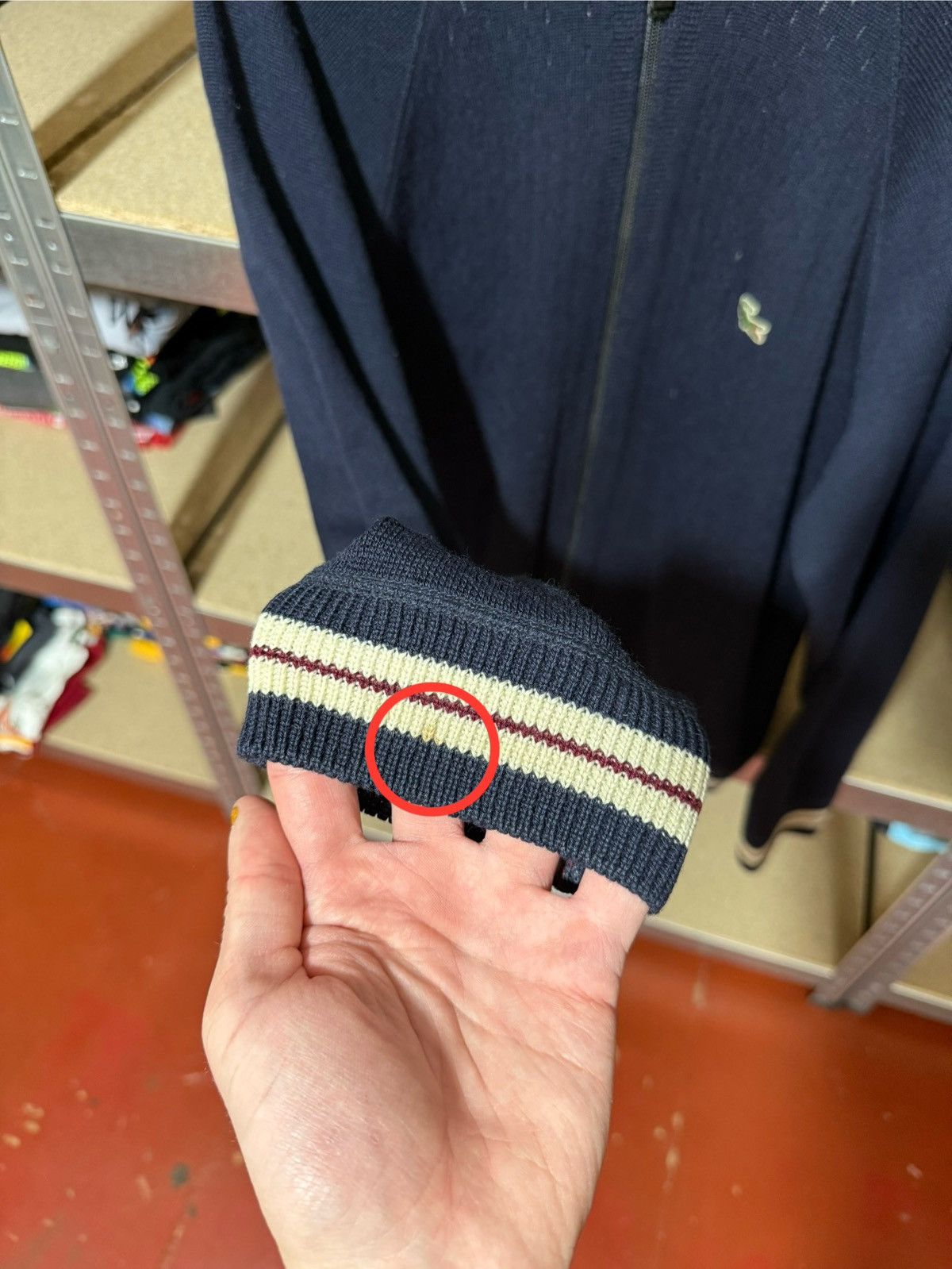 Lacoste × Vintage Vintage 90’s Lacoste Zip Pullover Retro Sweater Cardigan Size US XXL / EU 58 / 5 - 9 Thumbnail