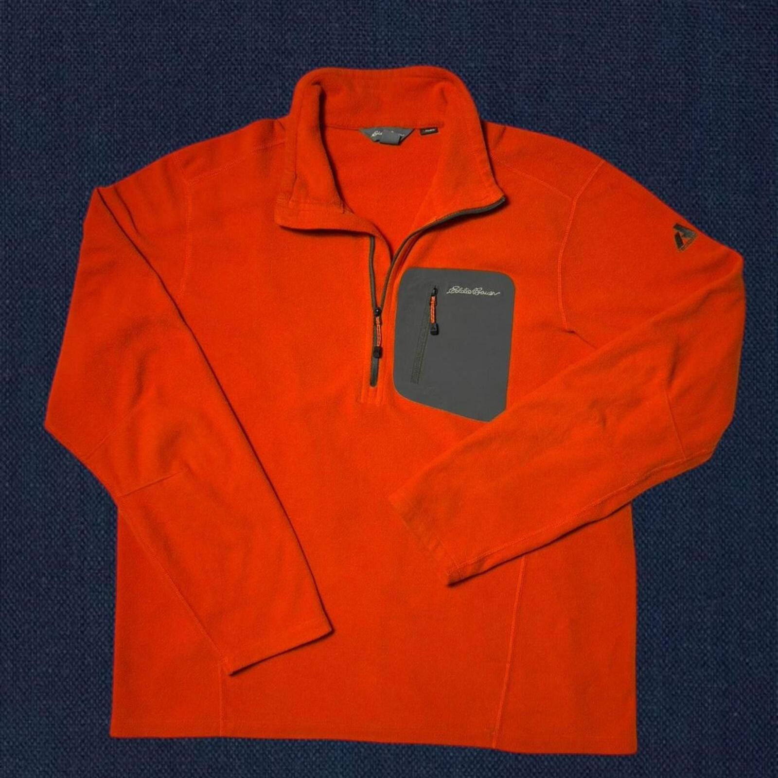 Eddie Bauer eddie bauer fleece quarter zip orange L gorpcore Size US L / EU 52-54 / 3 - 7 Thumbnail