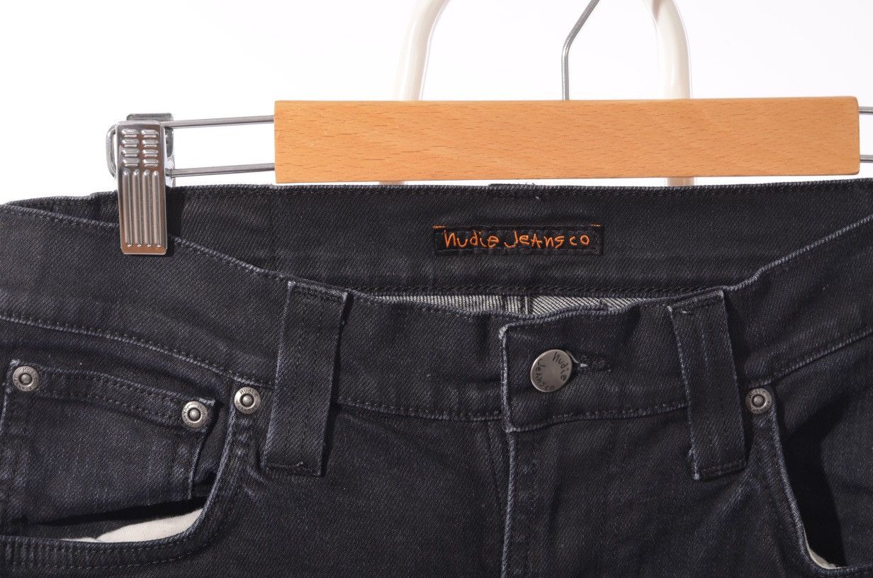 Nudie Jeans Nudie Jeans Thin Finn Back 2 Black Denim Size 32 Size US 32 / EU 48 - 4 Thumbnail
