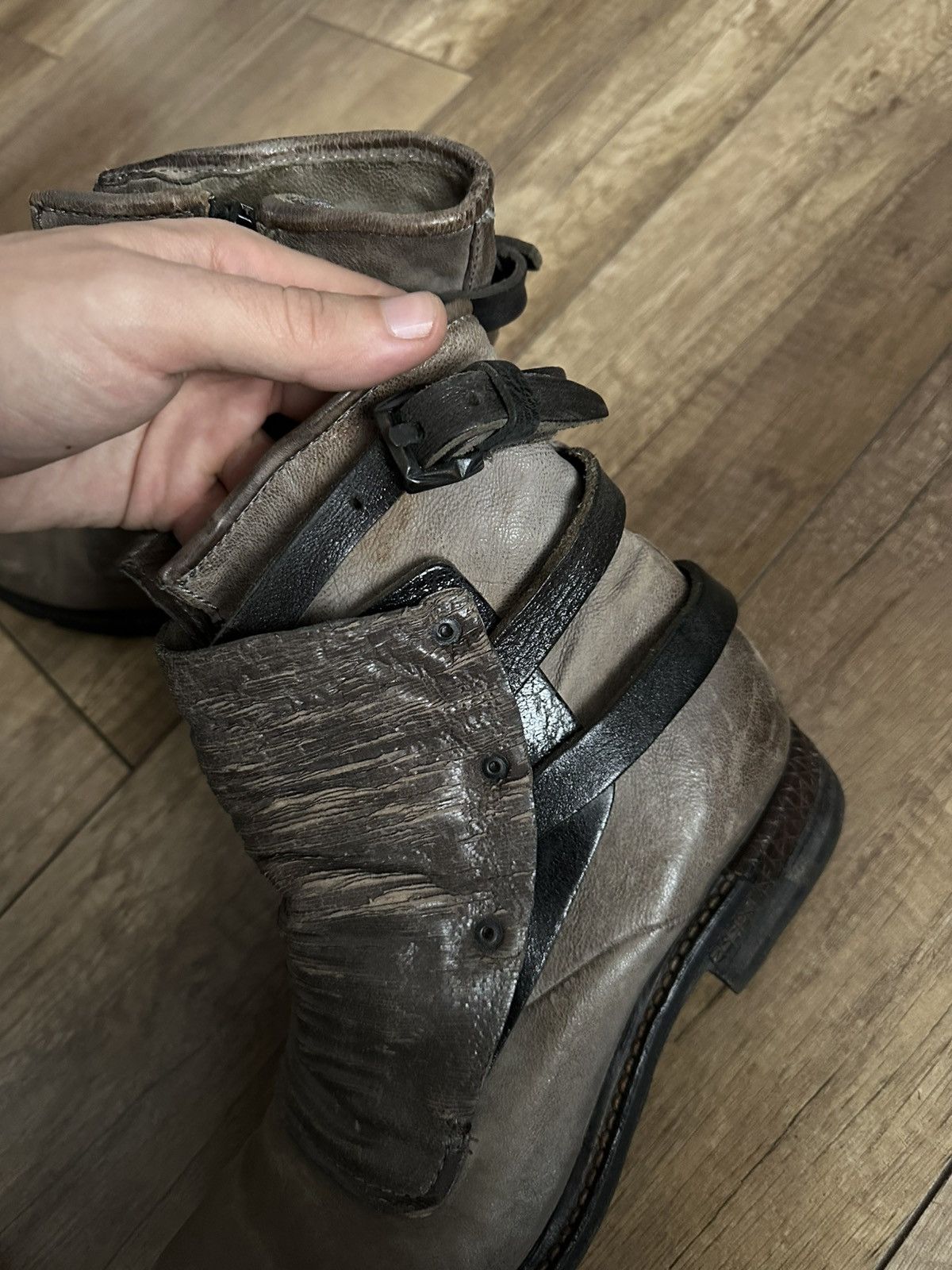 A.S.98 AS 98 Airstep Leather Boots High Top Avant Garde Size US 7 / EU 40 - 15 Thumbnail