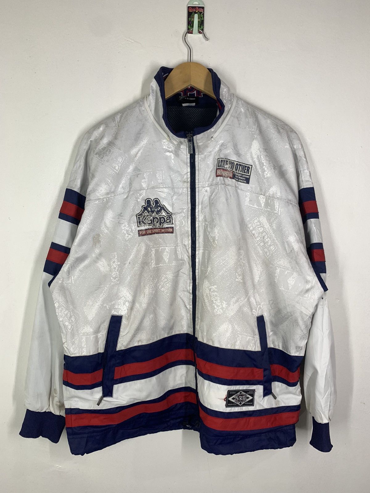Japanese Brand × Vintage Vintage Kappa Full Zip Jacket Size US L / EU 52-54 / 3 - 1 Thumbnail