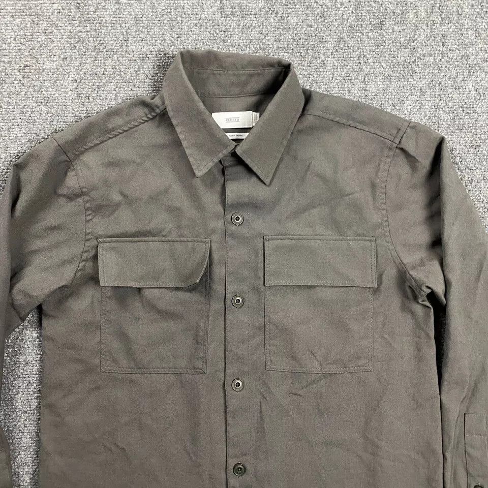 CLOSED Closed Shirt Adults XS Button Up Front Pockets Virgin Mens Size US XS / EU 42 / 0 - 2 Thumbnail