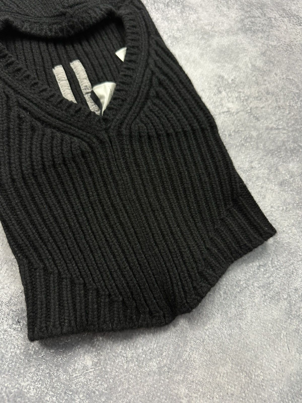 Rick Owens Rick Owens Porterville Runway Cashmere Balaclava Skull Mask Size ONE SIZE - 6 Thumbnail