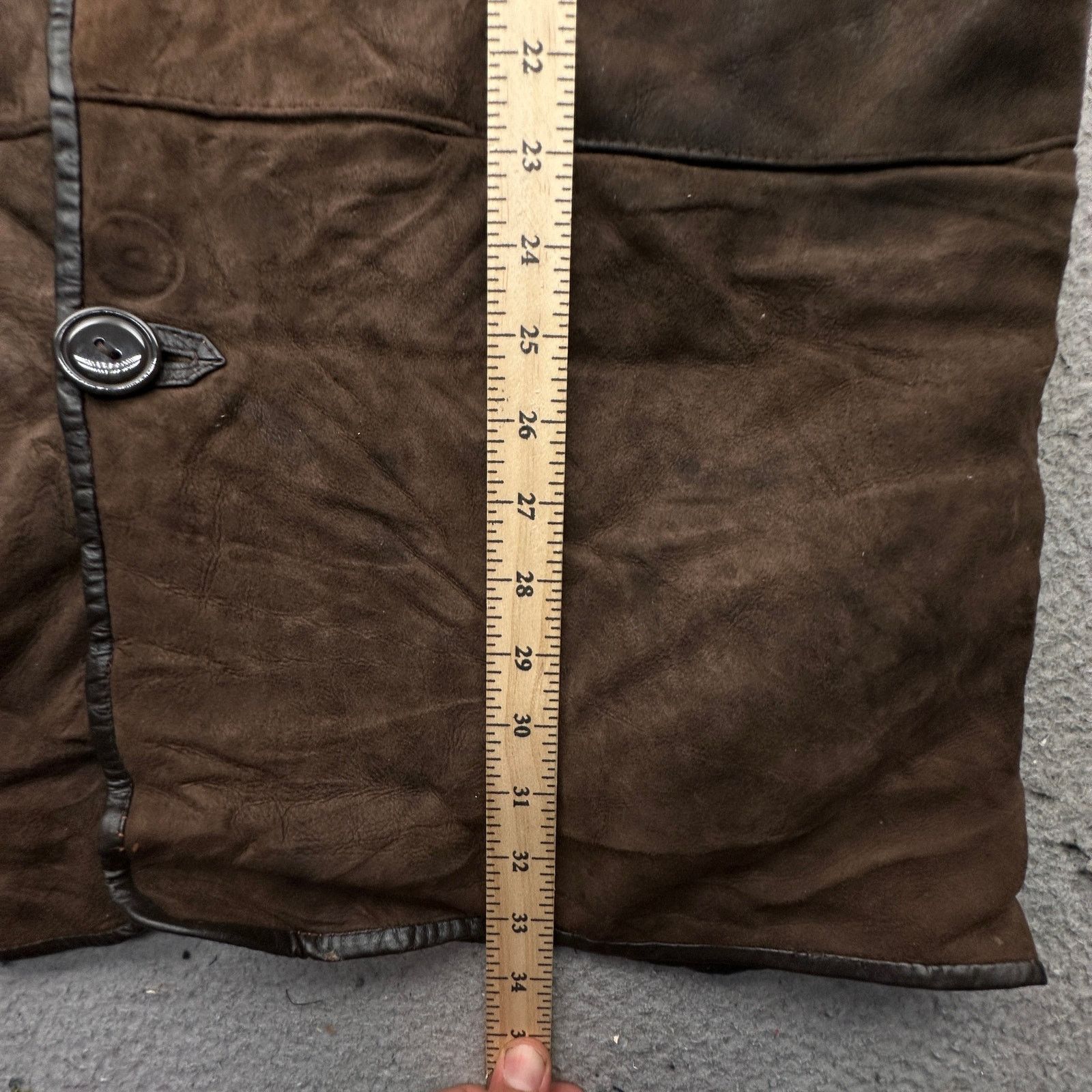 Other Vintage Harlin Shearling Sheepskin Leather Jacket Mens XL Size US XL / EU 56 / 4 - 5 Thumbnail