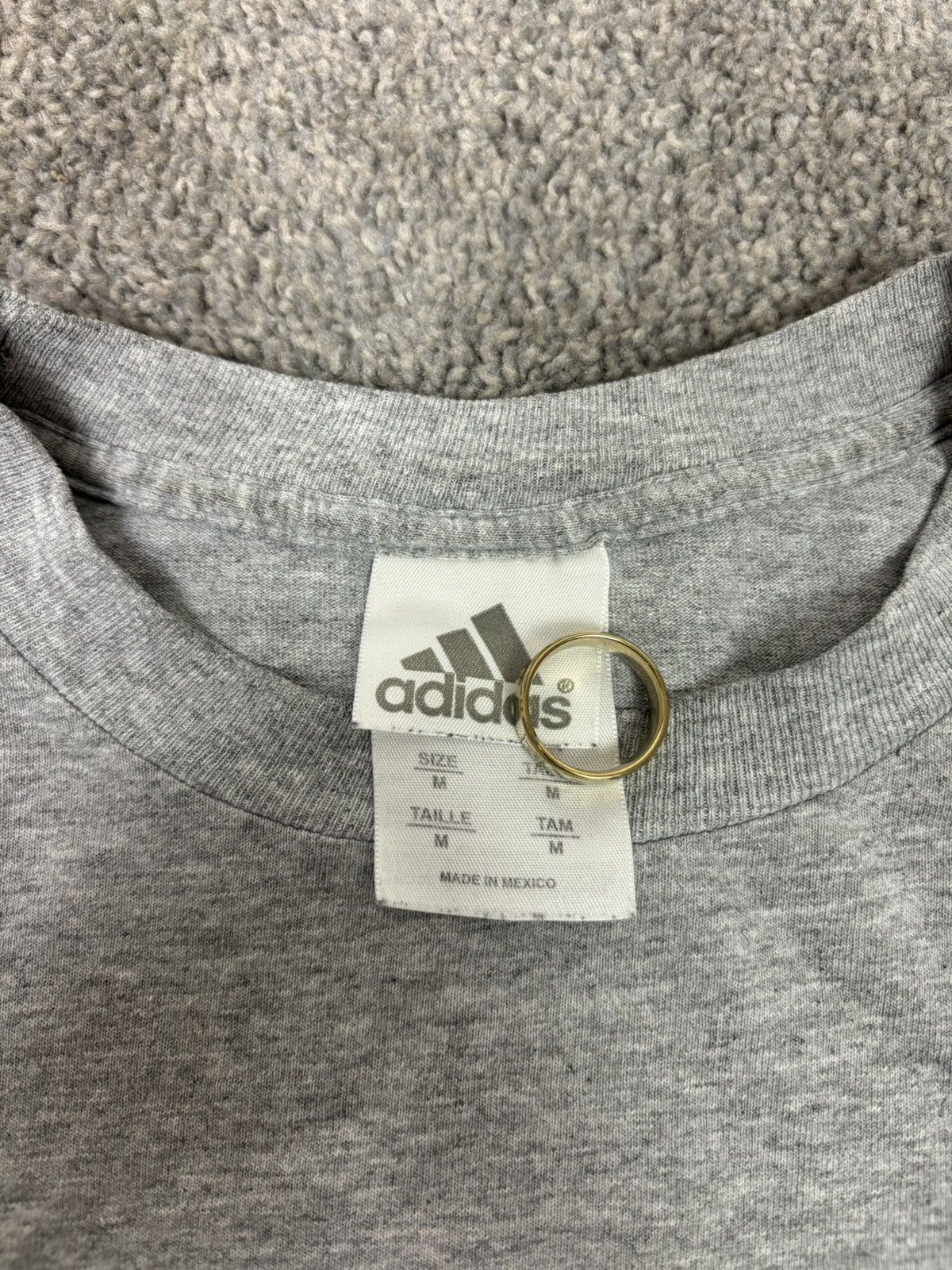 Adidas Y2k gray adidas hoops long sleeve tshirt Size US M / EU 48-50 / 2 - 3 Thumbnail