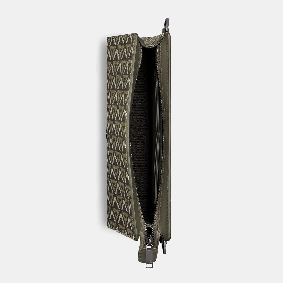 Dior o1bcso1str0126 Size:OS/A5 Triangle Pouch in Khaki Green Size ONE SIZE - 3 Thumbnail