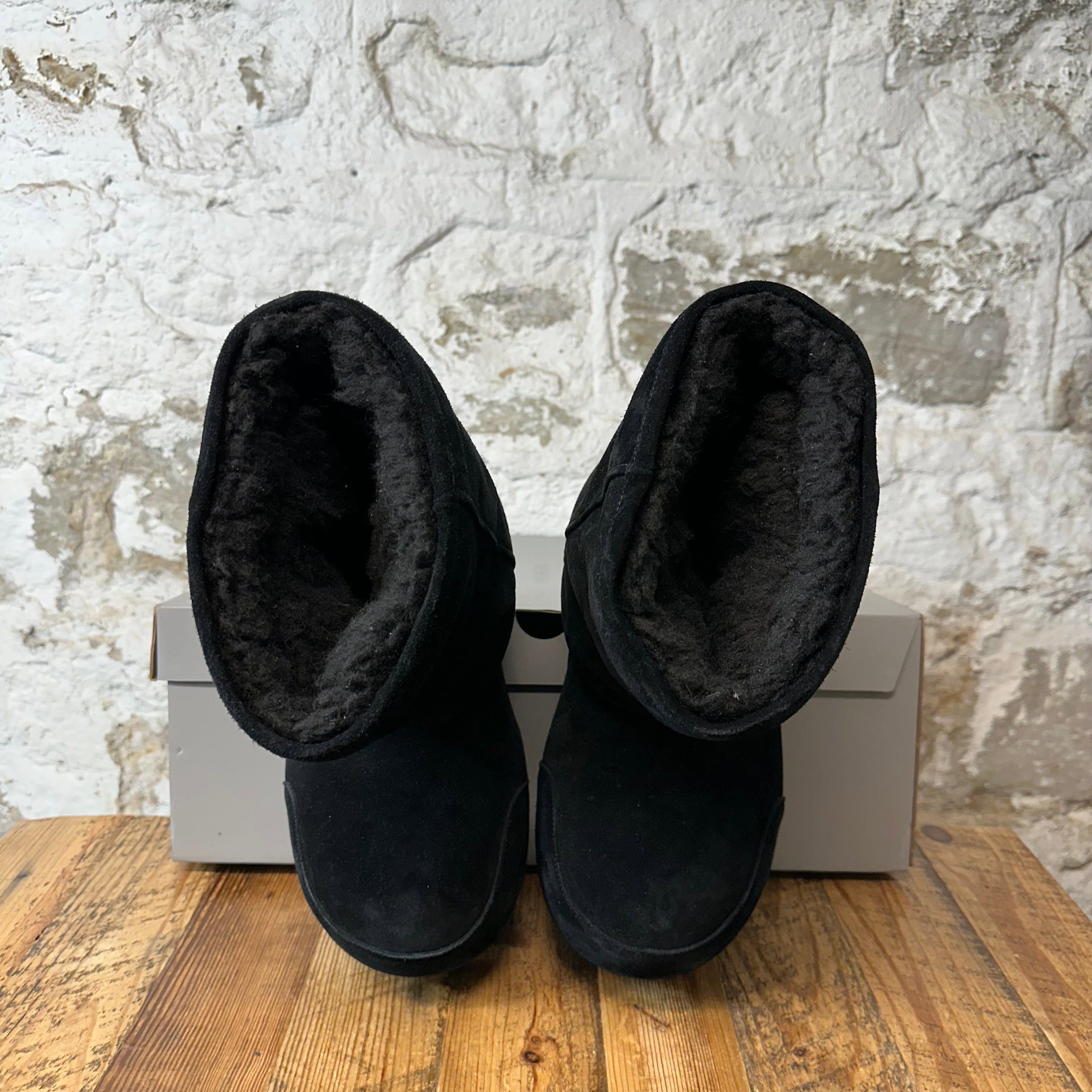 Balenciaga Balenciaga Alaska Fur High Suede Black Boot Sz 7 (40) Size US 7 / EU 40 - 3 Thumbnail