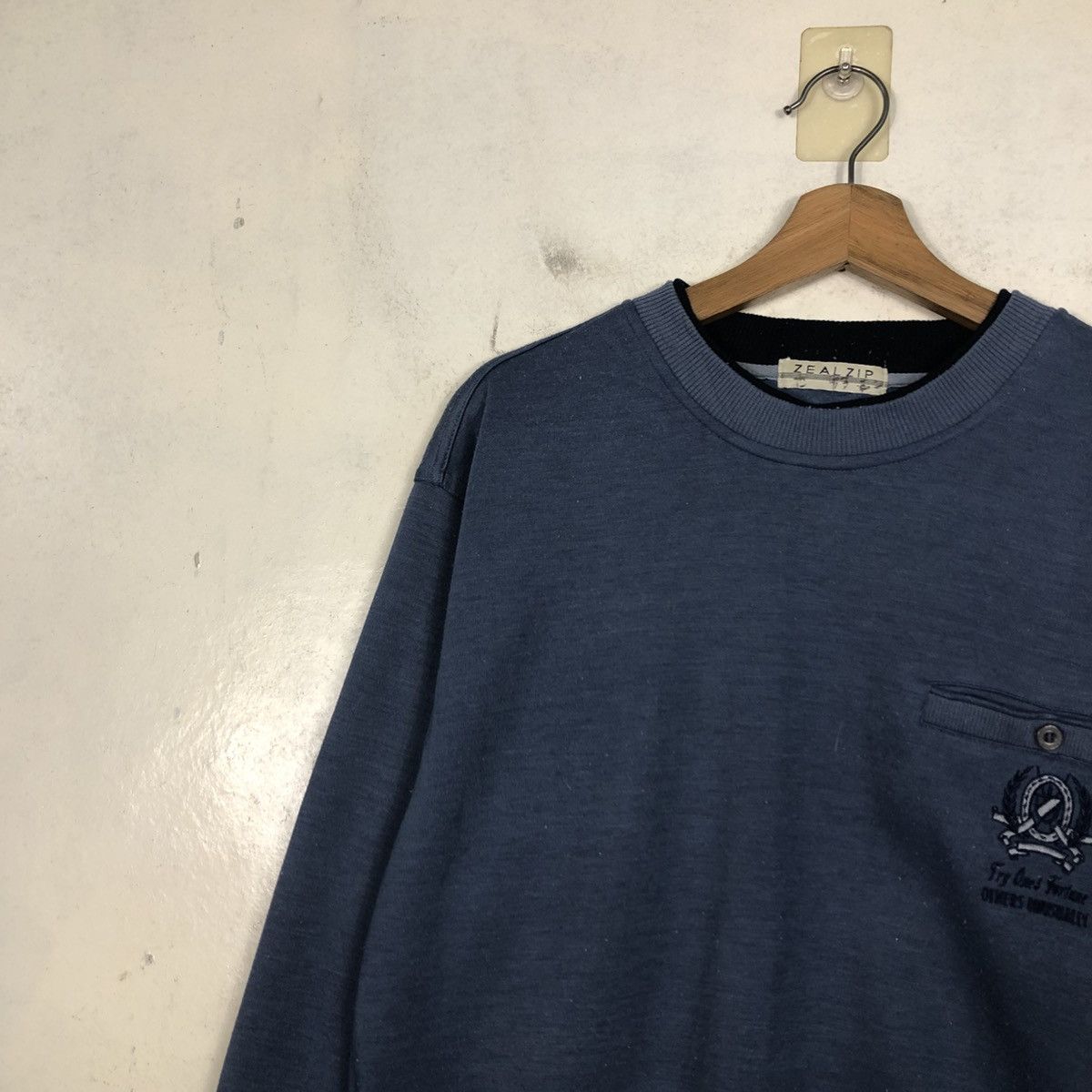 Japanese Brand 📌Vintage Sweatshirt Embroidery Zeal Zip Issey Miyake Size US M / EU 48-50 / 2 - 9 Thumbnail