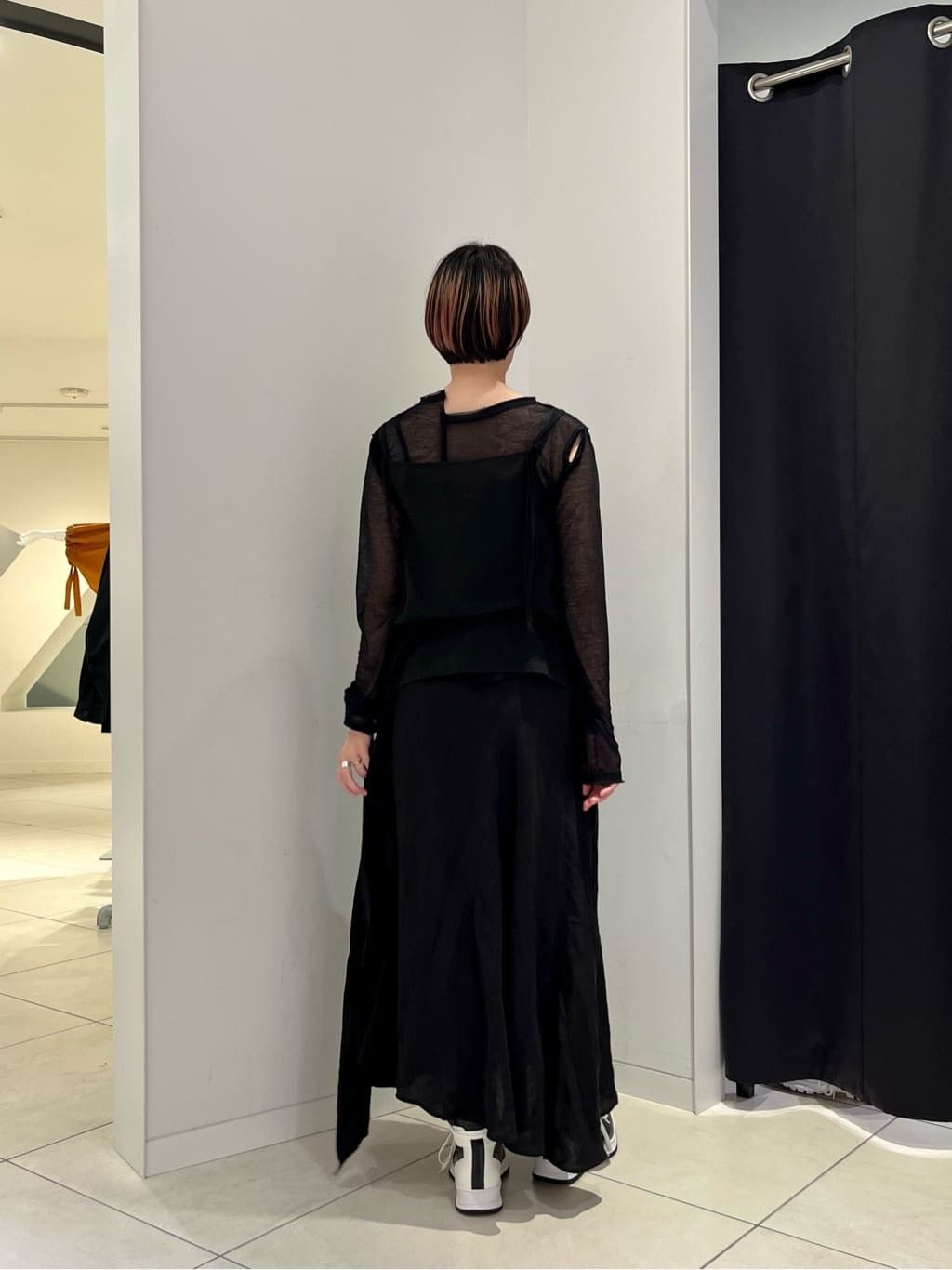 Yohji Yamamoto LIMI feu Yohji Yamamoto - Linen Cupro Blend Slit Long Skirt Size 30" / US 8 / IT 44 - 9 Thumbnail