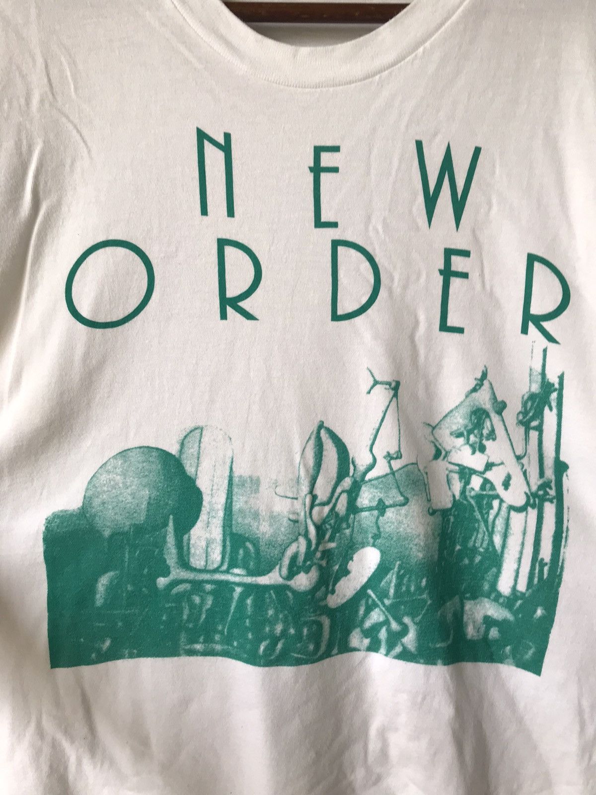 Band Tees × Vintage Vintage 90s Joy Division Shirt Size US XL / EU 56 / 4 - 2 Thumbnail