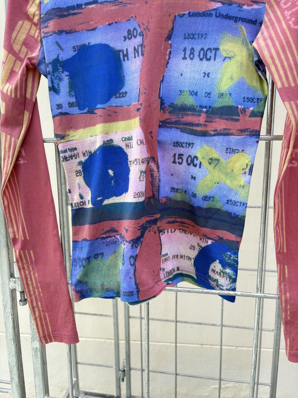 Cop Copine Cop Copine "Metro / London Underground" print mesh top Size M / US 6-8 / IT 42-44 - 7 Thumbnail