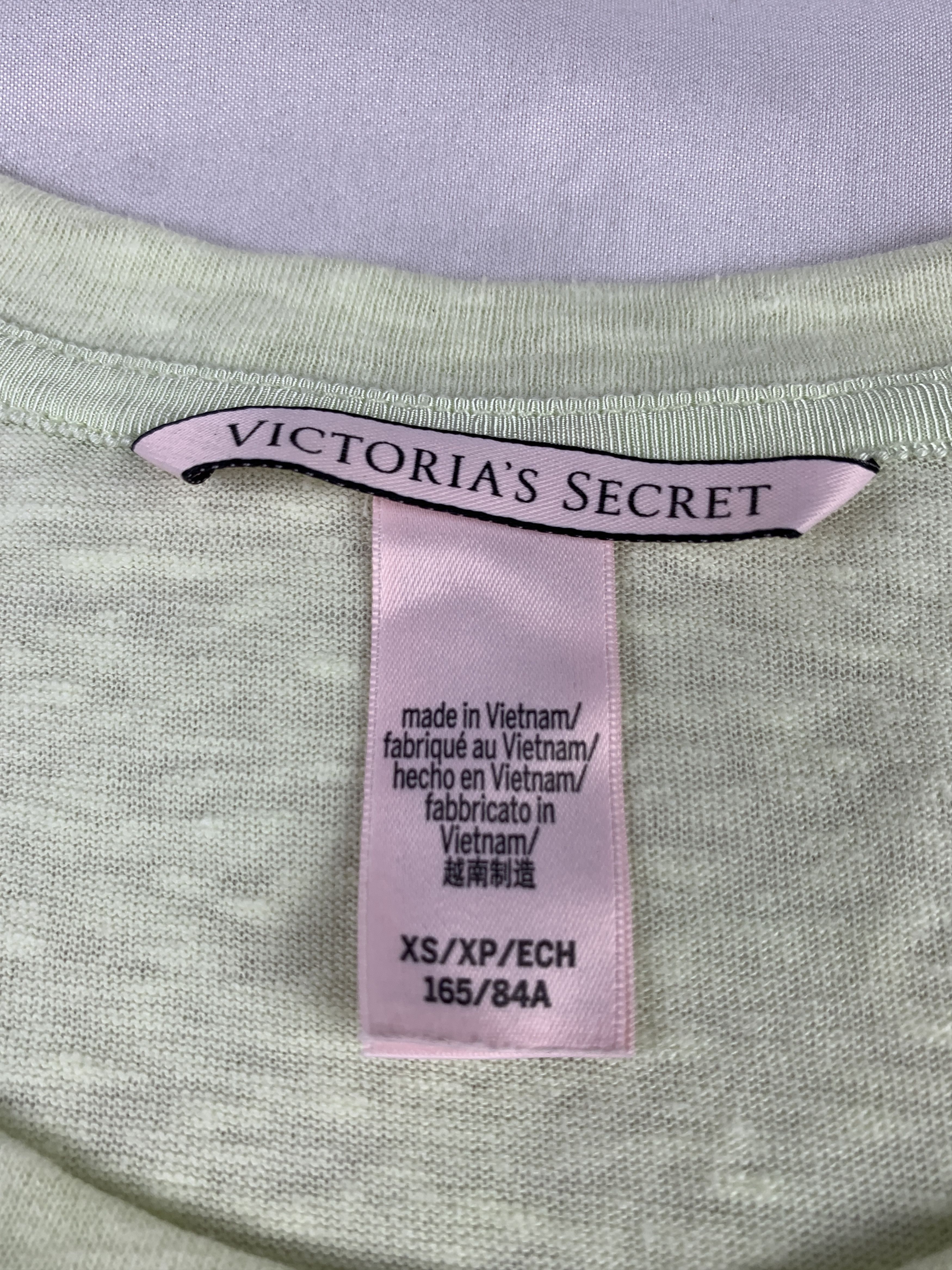 Victoria's Secret Victoria's Secret Soft Green Flower Tee (Fit M) Size M / US 6-8 / IT 42-44 - 7 Thumbnail