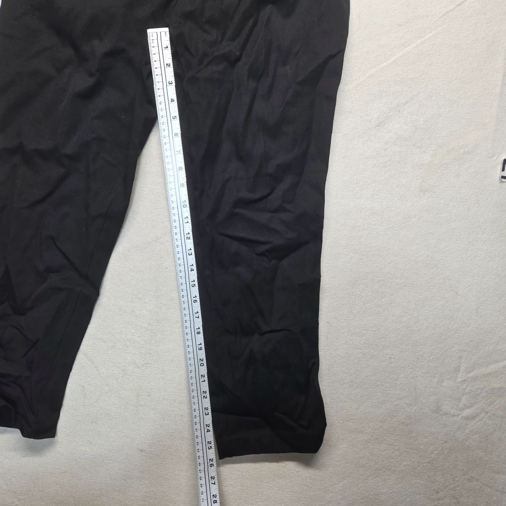 Vintage Time and Tru Skinny Side Zip Pants Women's 16 Black Stretch Multi Occasion Size 38" / US 16 / IT 52 - 5 Thumbnail
