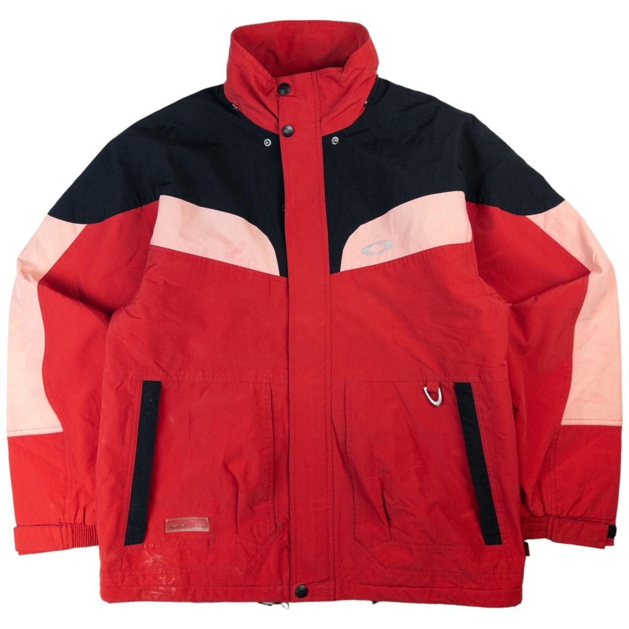 Vintage Oakley Colour Zip Up Snowboarding Jacket Size L