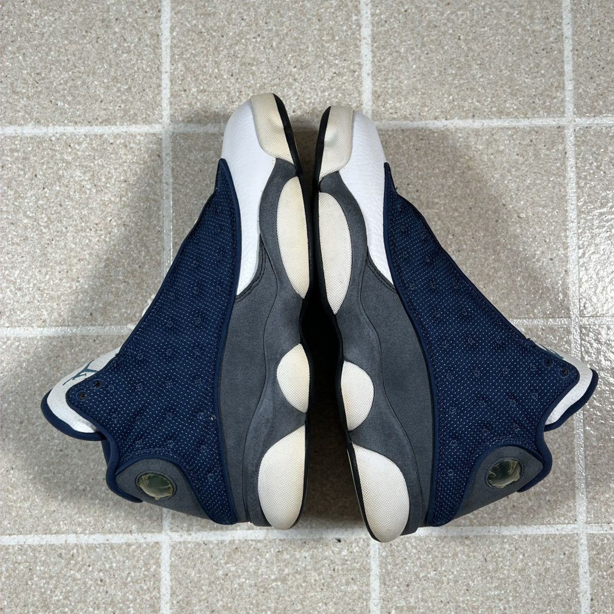 Jordan Brand Jordan Air Jordan 13 Retro Flint 2020 Navy White Grey Size US 9.5 / EU 42-43 - 7 Thumbnail