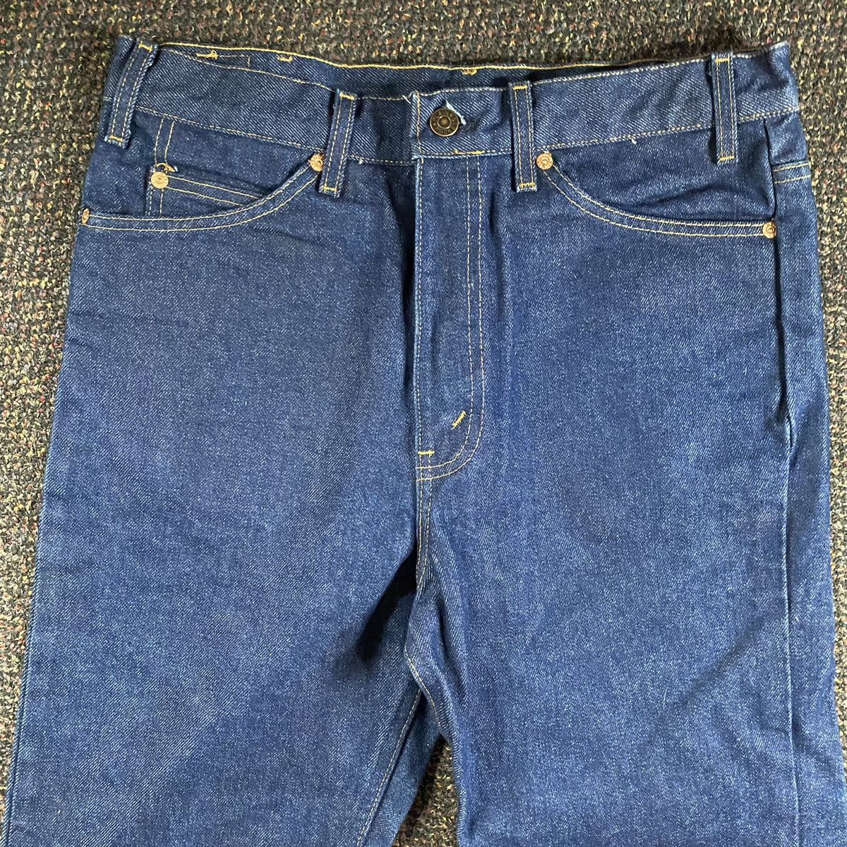 JCPenney × Vintage 1970s JC Pennys Blue Jeans BRAND NEW Size US 32 / EU 48 - 4 Thumbnail