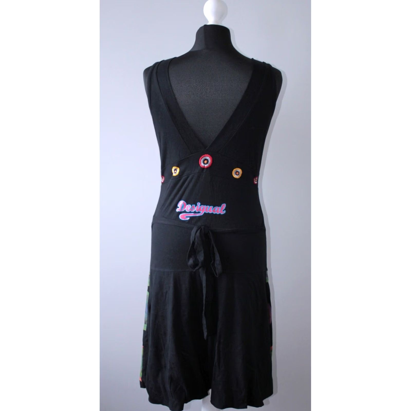 Desigual Desigual Dress Womens Midi A-Line Multicoloured M 98cm 44cm Desigual Dress Womens Midi Multicoloured A-Line M Size M / US 6-8 / IT 42-44 - 3 Thumbnail