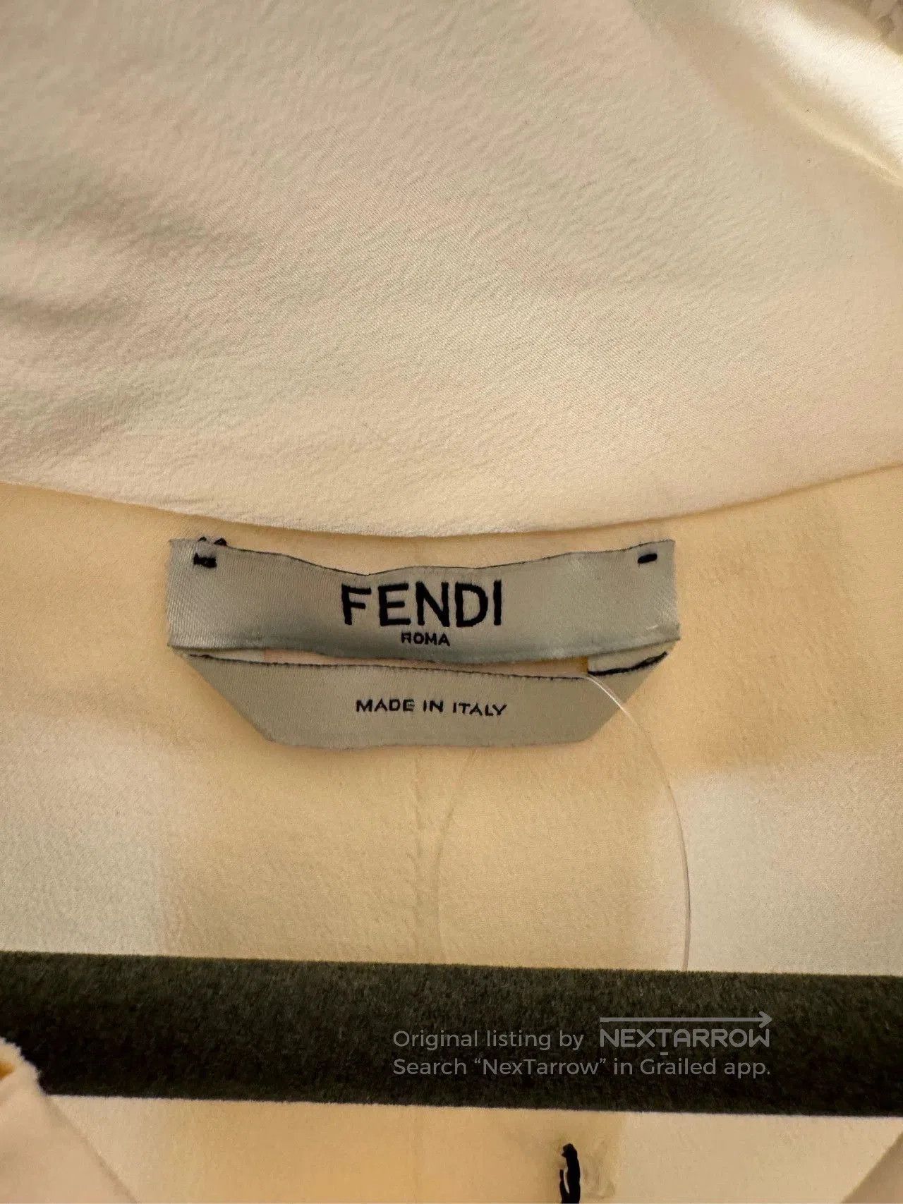 Fendi Fendi Silk White Shirt Size 40. Size US XXS / EU 40 - 3 Thumbnail