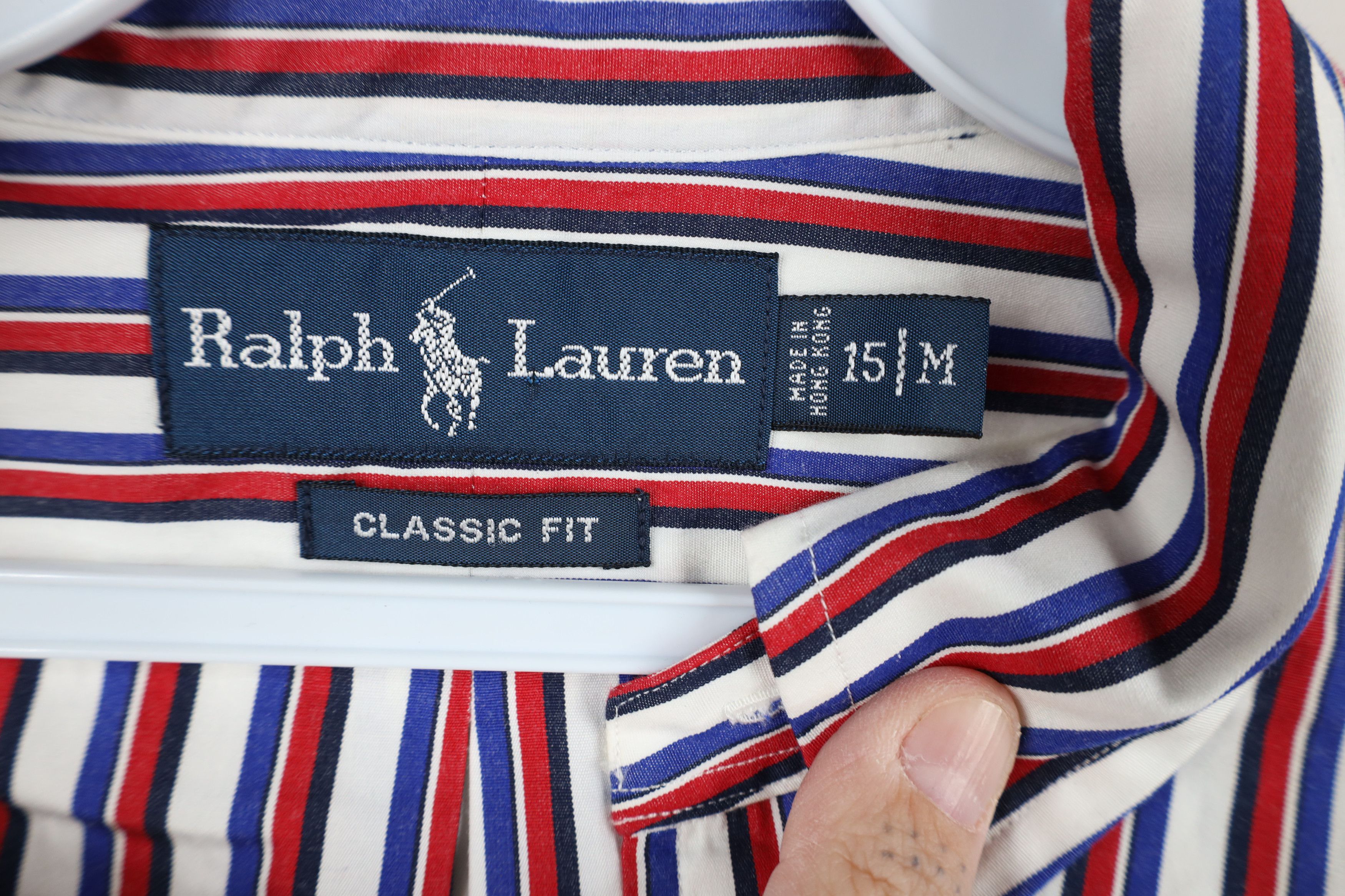 Polo Ralph Lauren Vintage 90s Ralph Lauren Collared Button Down Shirt Cotton Size US M / EU 48-50 / 2 - 8 Thumbnail