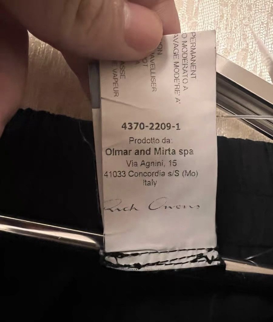 Rick Owens Rick Owens Black Dropped Crotch Shorts, Men's Size US 32 / EU 48 - 4 Thumbnail