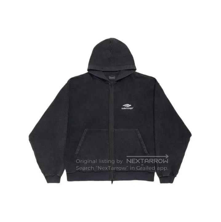 Balenciaga Balenciaga Iconic Hooded Zip Sweatshirt for Men. Size US L / EU 52-54 / 3 - 1 Thumbnail