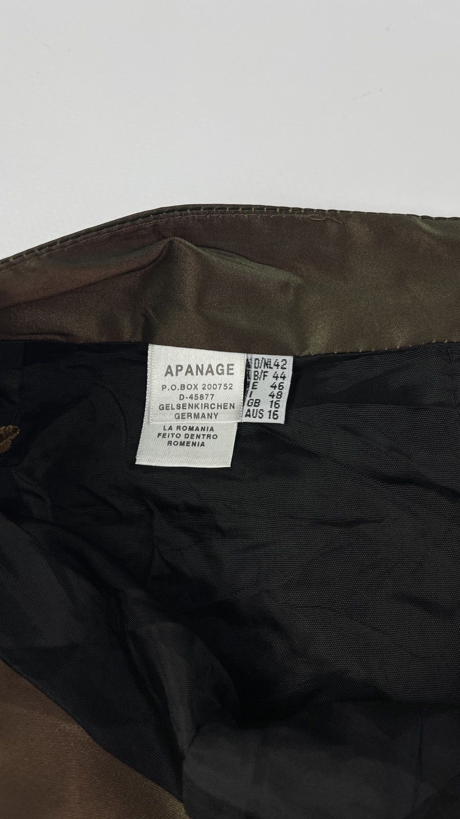 Japanese Brand × Vintage Apanage Maxi Avant Garde Skirt LGB Vibe Size 34" / US 12 / IT 48 - 5 Thumbnail