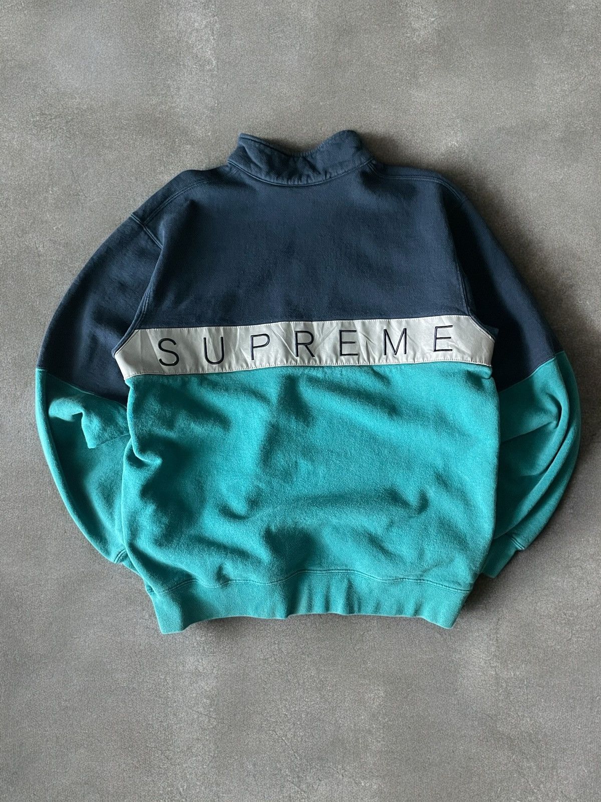 Supreme Half Zip Two Tone | Grailed