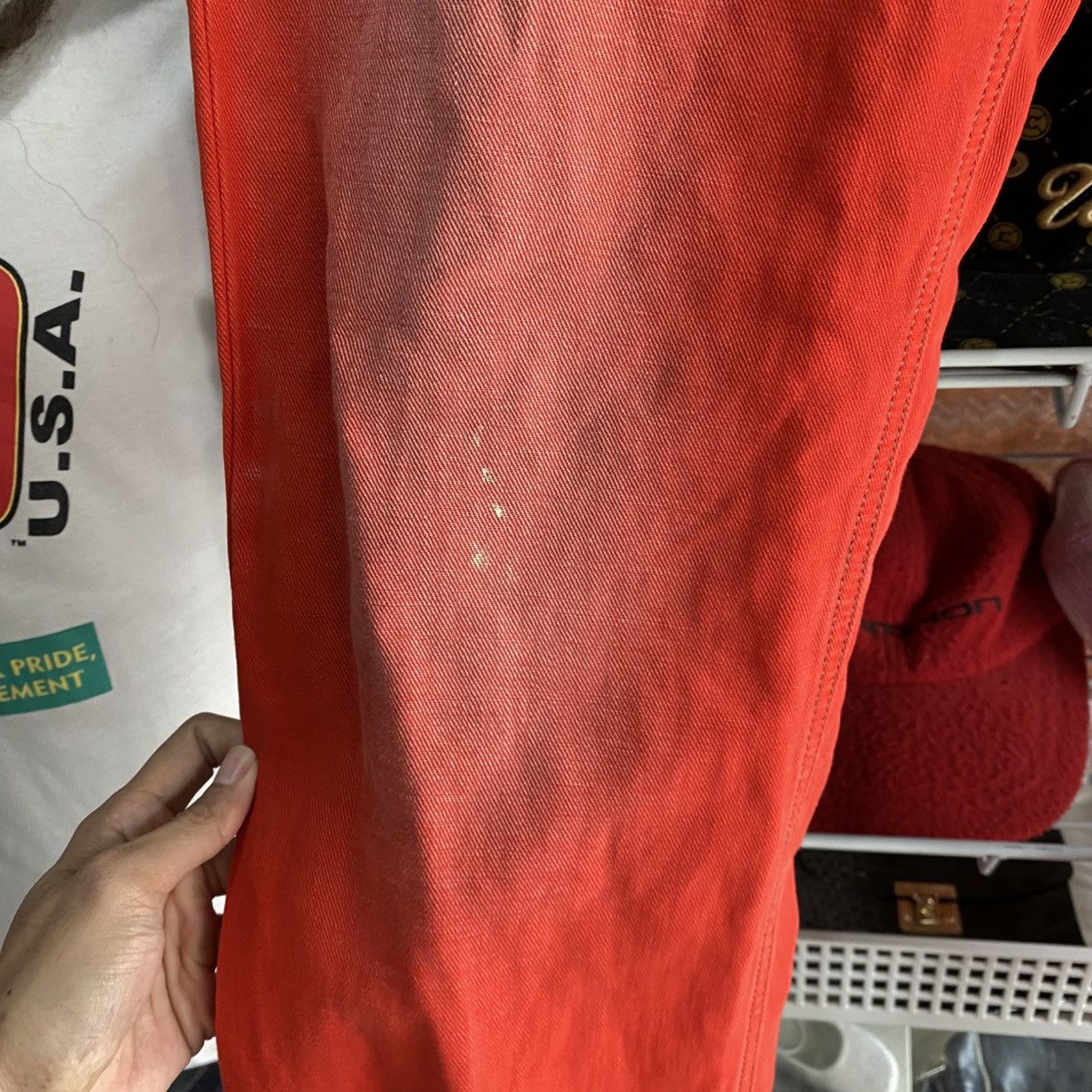 Diesel Diesel Krayver Vintage Red Distressed Jeans Size US 34 / EU 50 - 5 Thumbnail