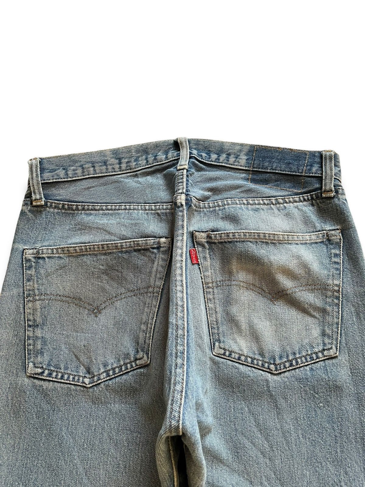 Levi's Vintage 70s Levis 501 Selvedge Bartacks Loose Jeans Button 6 Size US 31 - 11 Thumbnail