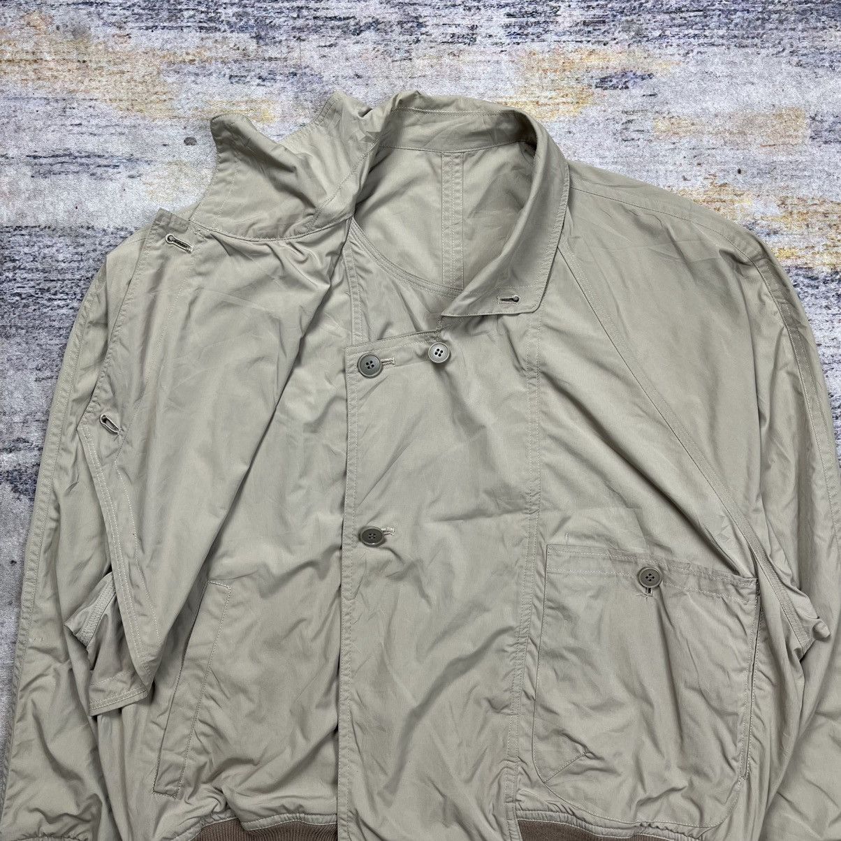 Issey Miyake Vintage 90s Renoma asymmetrical button bomber jacket Size US M / EU 48-50 / 2 - 3 Thumbnail
