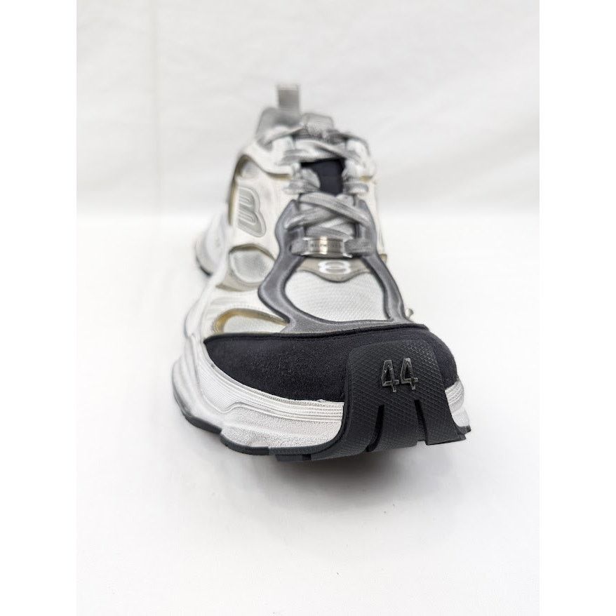 Balenciaga o1rshd1 Q:2 / Suede Mesh Cargo Sneakers in White/Grey Size US 11 / EU 44 - 6 Thumbnail
