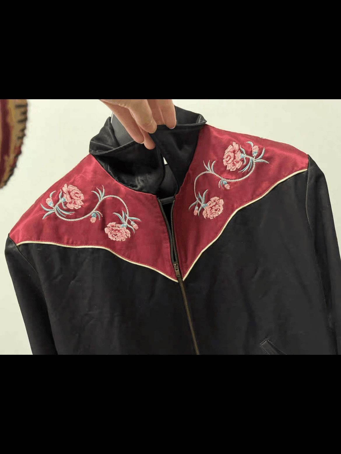 Saint Laurent Paris Saint Laurent Paris by Hedi 16AW Satin Western Jacket Size US M / EU 48-50 / 2 - 3 Thumbnail