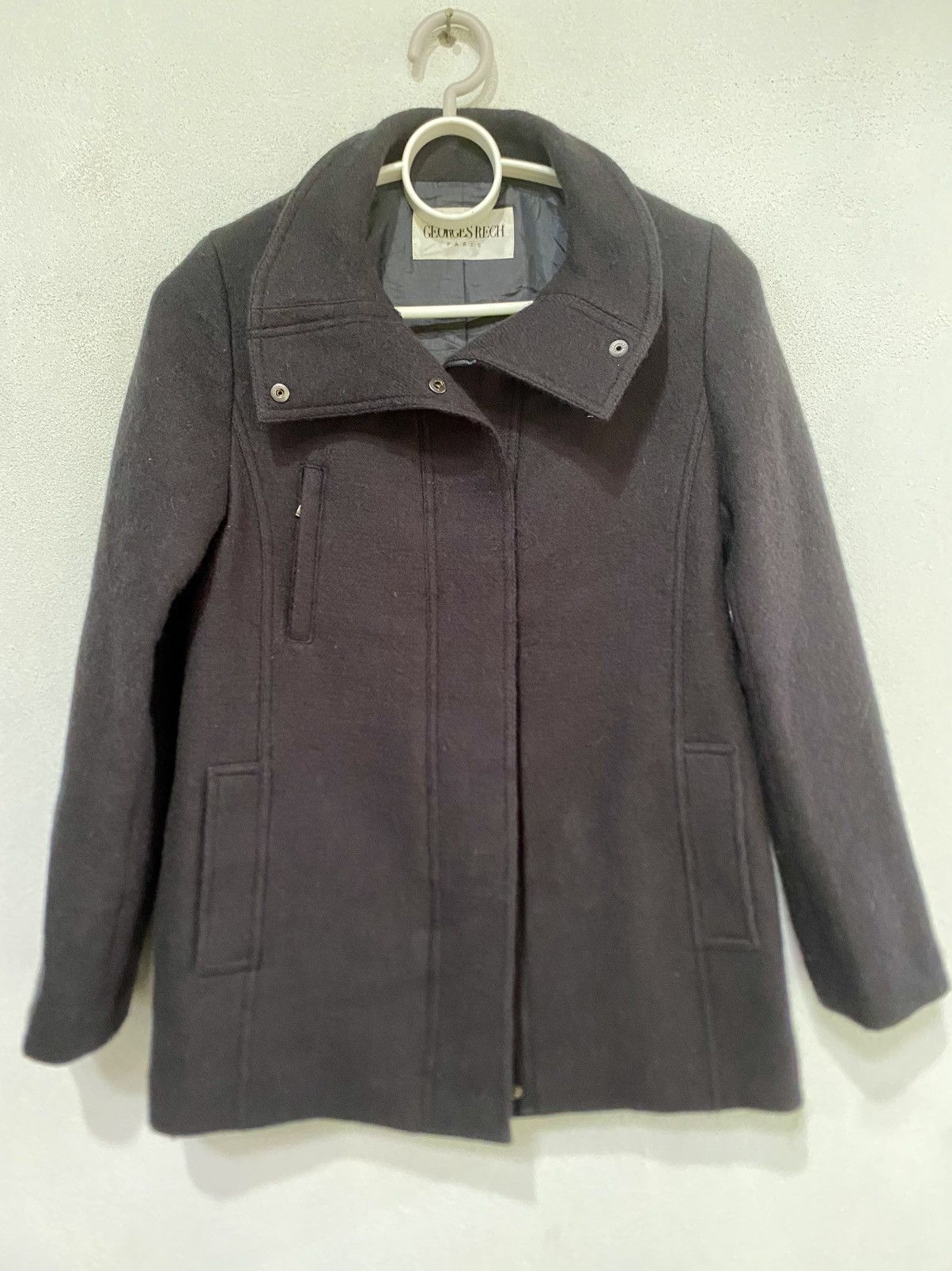 Japanese Brand Georges Rech Wool Jacket Zip Up Size M / US 6-8 / IT 42-44 - 1 Thumbnail