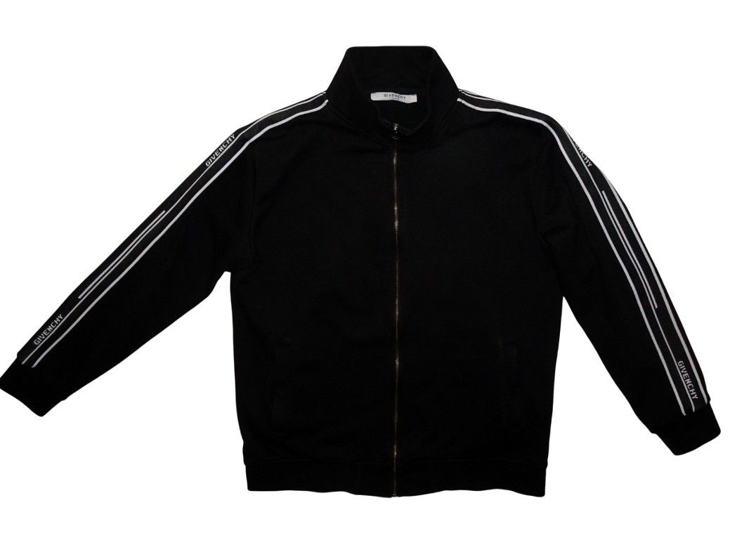 Givenchy GIVENCHY LOGO TAPE ZIPPED JACKET Size US M / EU 48-50 / 2 - 1 Thumbnail