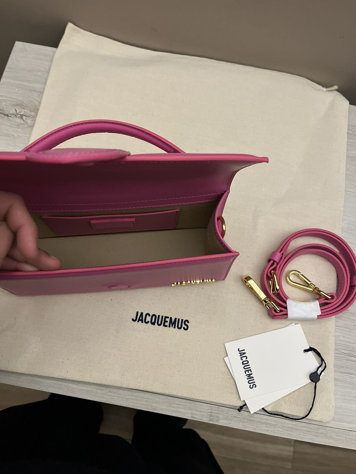 Jacquemus Jacquemus Le Grand Neon Pink Size ONE SIZE - 7 Thumbnail