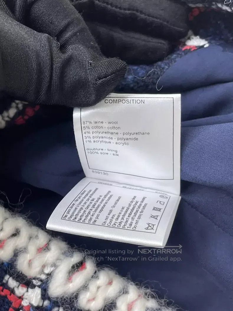 Chanel Chanel Snow series blue and red plaid jacket Size XXS / US 00 / IT 34 - 8 Thumbnail