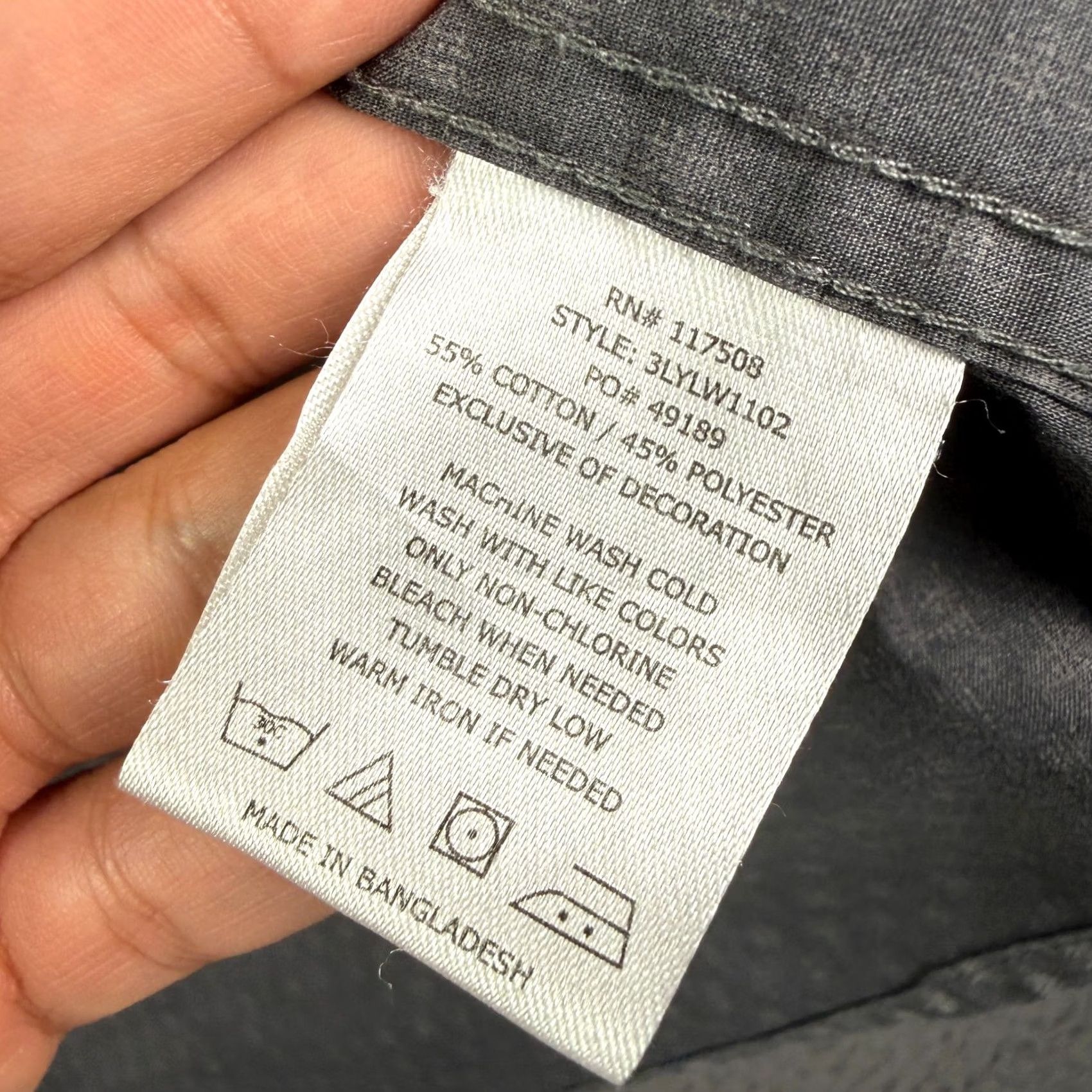 Levi's Levi'S Shirt Mens XL Gray Pearl Snap Western Sawtooth Pockets Patterned Work - Long Sleeve Casual Workwear Size US XL / EU 56 / 4 - 4 Thumbnail