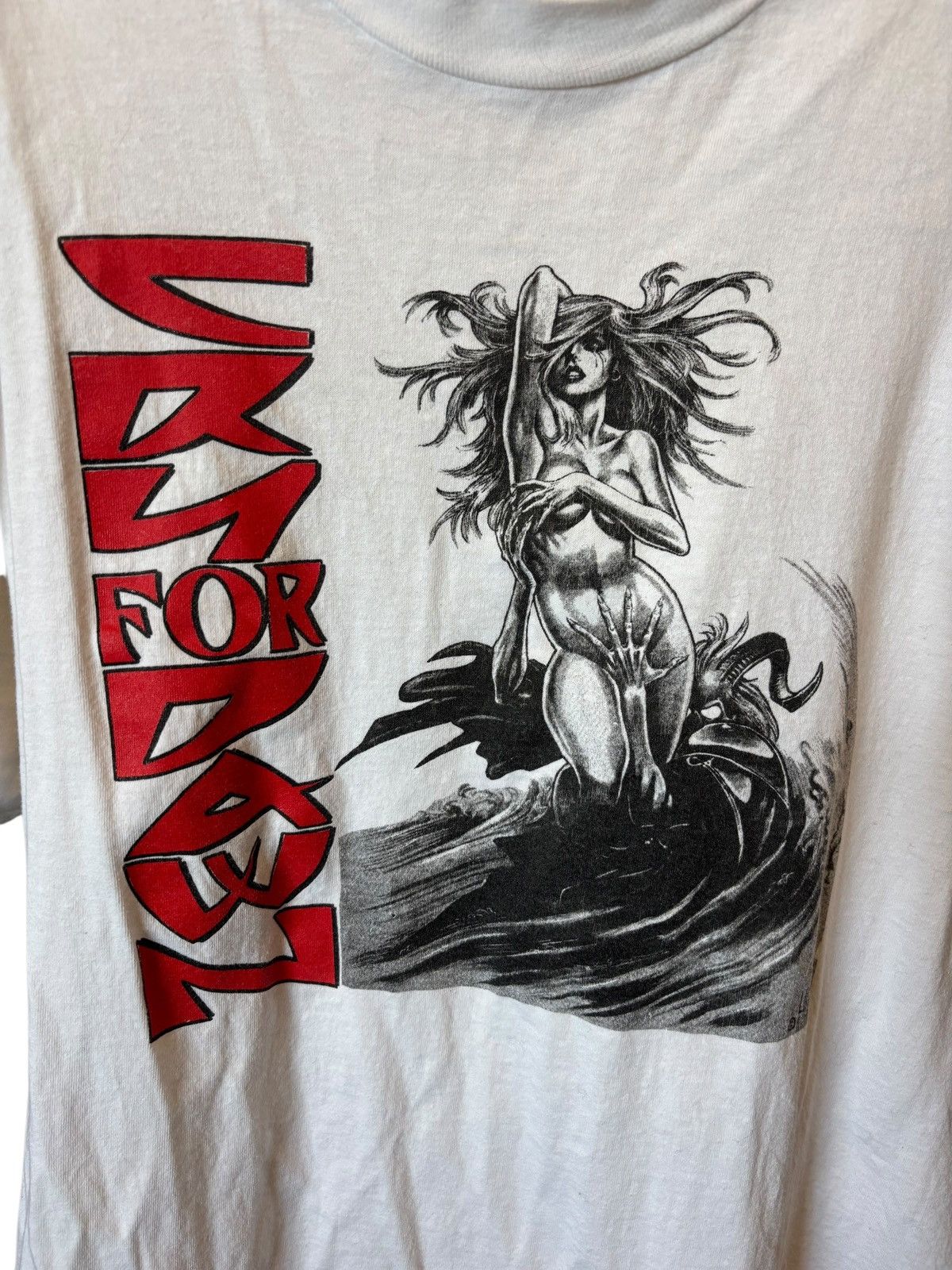 Jerzees Vintage 1992 Cry for Dawn Comic T-shirt Size US XL / EU 56 / 4 - 2 Thumbnail