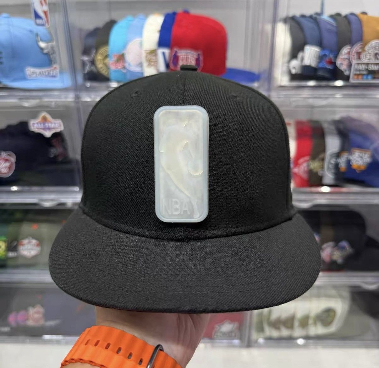 New Era New Era NBA 3D Logo Flat Brim Baseball Cap J32 Size ONE SIZE - 1 Thumbnail