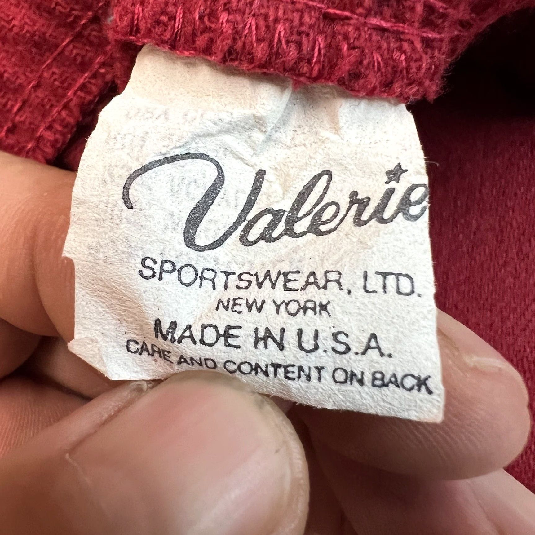 Vintage VINTAGE Valarie Wool Blend Pleated Skirt Women's Size 36 Knee Length Red 80s Pencil/Straight Womens Size 36 Red Vintage Skirt Size 25" / US 0 / IT 36 - 6 Thumbnail